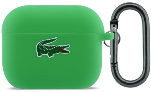 CG Mobile Lacoste Silikonhülle mit Krokodil-Logo für AirPods Pro 3 (Grün)