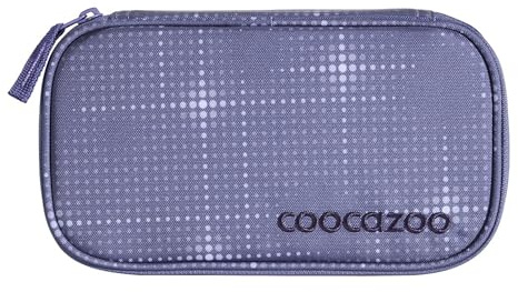 Coocazoo Mäppchen „Lavender Sky”, lila, Federmäppchen, großes Hauptfach, Reißverschlussfach mit Klarsichtfach im Deckel, Fach für Geodreieck, Stiftehalter, ab der 3. Klasse