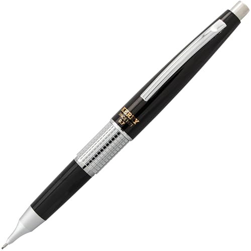 Pentel P1037-A-HB Druckbleistift Kerry Metallgehäuse, HB 0,7 mm, schwarz