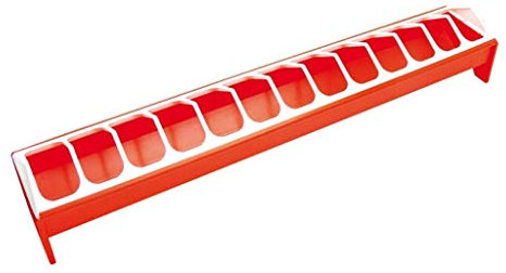 Novital Futtertrog für Küken - mit Fressplatzeinteilung (50 x 10 cm)