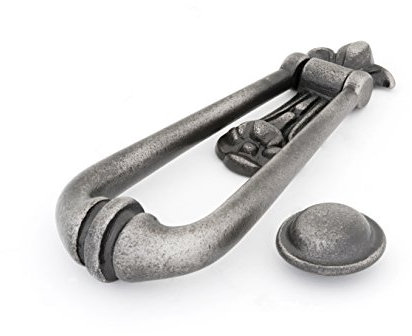 From the Anvil 33610 Türknauf, Tropfenform, Antik-Zinnoptik, Pewter, 21.0 L x 5.8 H x 13.0 W (Zentimeter)