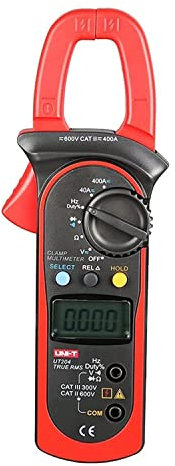 UNI-T UT204, Amperometro digitale portatile, con gancio, tester reale del valore quadratico medio AC DC
