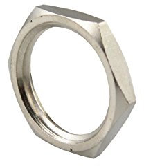 Sechskant-Gegenmuttern Zöllige Gewinde Messing-/vernickelt,Edelstahl,Verzinkt Fittings (G 1/2, Edelstahl 4A)