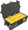 PELI 1615 Air Leichter Wasserdichter Trolley für Kamera Equipment, Wasser- und Staubdicht, 71L Volumen, Mit gepolstertem Einteilungssystem, Farbe: Schwarz