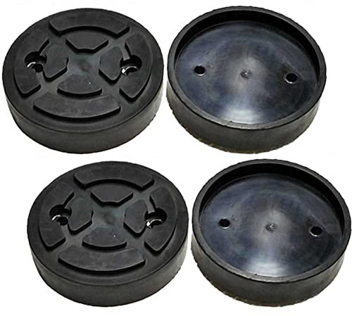FILAVERSE - 4X Gummiauflagen Hebebühne Ø120/108mm Set | Speziell für Launch, Twin Busch, RP Tools 2-Säulen-Hebebühnen | Stabile & Sichere Auflage