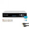 Cahors Pack Récepteur TV Satellite Full HD + Carte Viaccess FRANSAT PC6 + Câble HDMI 2M