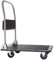 tectake® Plattformwagen, Transportwagen klappbar, Transportroller, Rollwagen Metall, Wagen Transporter Transporthilfe, Montagewagen, Schiebewagen, Transport Trolley, Klappwagen - schwarz, 150 kg