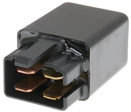 101_Octane Anlasser Relais 12V 30A für Peugeot, Kymco, Honda - Automatisch - 2 Terminal - Silber Arbeitskontakt - Chassismontage - Durchsteckmontage - 360 Watt - 12V DC - 30A - OEM
