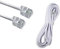Vetrineinrete® Prolunga telefonica cavo da 1.5 3 5 10 metri connettori plug RJ11 modem telefono fac anti aggrovigliamento (10 mt) M7