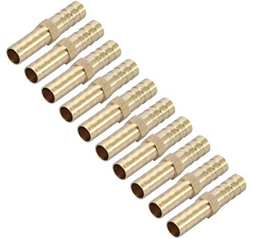 Marhynchus 1 Paquete de Herramientas de Conector de Tubo Conector Recto de 2 vías Recto de púas para conexión de tubería(6mm)