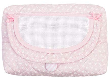 Filet AMP1117R Custodia Porta Salviette Umidificate per Bambini Dispenser Ricaricabile di Salviettine Umidificate Astuccio per Salviette Ricamabile - Colore Rosa - 100 g