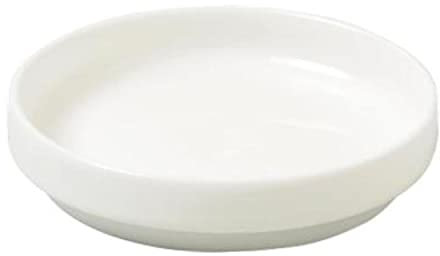 IHR 2X Porzellan Untersetzer Kerze Weiß 10cm Tischdeko Kerzenhalter Windlicht Kerzen Feier Frühling Weihnachten Geschenkidee