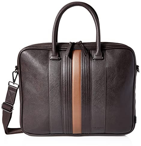 Ted Baker Herren Nevver Dokumententasche, Braun
