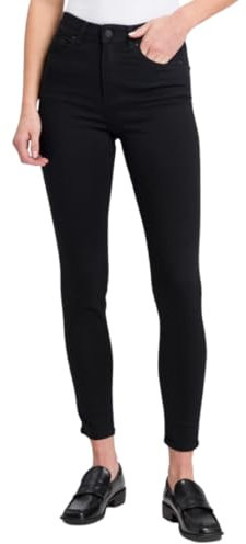 Cross Jeans Damen Jeans Judy - Super Skinny Fit - Schwarz - Black W25-W34 Stretch Baumwolle, Größe:31W / 30L, Farbvariante:Black/Black 069