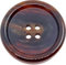 LÜNA Knöpfe ECHT HORN braun, 18mm, 8 Stück (18 mm)