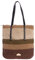 DON ALGODON, Bolsa playa, Capazo Playa, Bolso playa Grande impermeable con cremallera, Sunny Natural