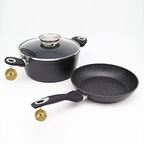 Laguiole - Set 3 Pièces antiadhésif 'Black Ston®' induction