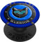 Cat Warrior Shield River Lustiges Geschenk für Kinder PopSockets Klebender PopGrip