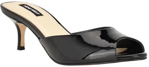 Nine West Women's Luvlie3 Heeled Sandal, Black 001, 8.5