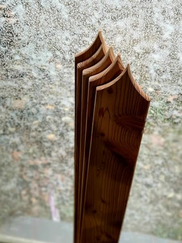 Zaunlatte 9x2x130 Sibirische Lärche 20szt Form D