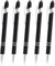 FWHFNB 5 Pièces Stylo à Bille Stylet 2 en 1 Avec Pointe Tactile, Prise Main Antidérapante pour Appareil à Écran Tactile, École, Ménage (B)