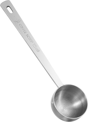 Bremorou - Cuillère à café doseuse - En acier inoxydable - Argenté - 15 ml - 1 Count