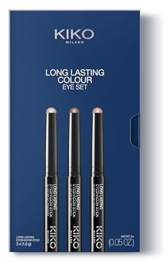 KIKO Milano Long Lasting Colour Eye Set 01, Kit Di 3 Ombretti In Stick: Tenuta 24H, No Transfer