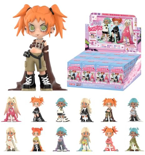 POP MART Lil Peach Riot:Loading Series Figures Zufällige Figuren Anime Actionfiguren Sammelfiguren Sammler Kunstspielzeug Spielzeug Figuren Geschenk 12PC