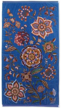 Pip Studio Viva la Vida blau Badetuch 100x180cm (1 Stück)