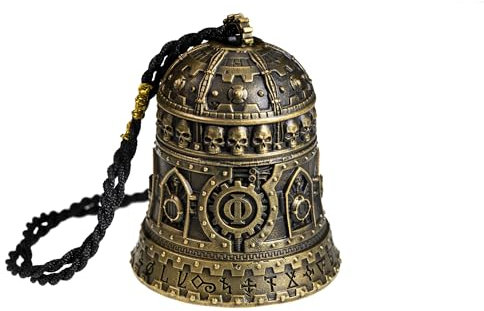 Starforged Warhammer 40K Domination Bell of Ominissah Adeptus Mechanicus Kupfer Anhänger Sonstiges Schwarz Geflochtenes Seil