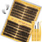 QUEWEL Kit Extension Cils 3D, 240 PCS Effet Œil de Chat 80D+100D, Clusters Effilés, Faux Cils Réutilisables Résistants à l'Eau, Facile à Utiliser à la Maison (3D 80D+100D-KIT)