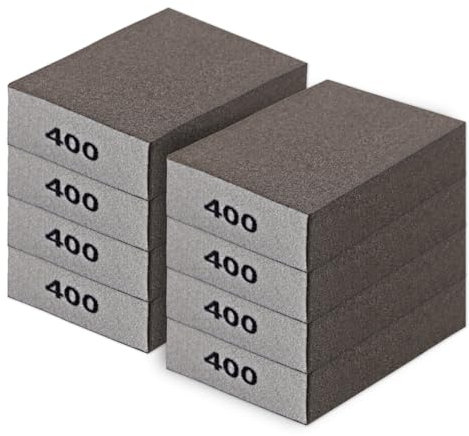 Romeda 8-Pack Sanding Sponge, 400 Grit