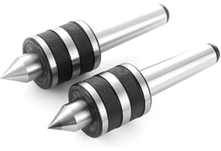 GIWFBQTR 2 Stück MT3 Mitlaufende Körnerspitze Drehmaschine Fräszentrum Mitlaufende Drehspitze Mittlere Drehmaschine für CNC-Drehmaschinen Werkzeugmaschinenzubehör