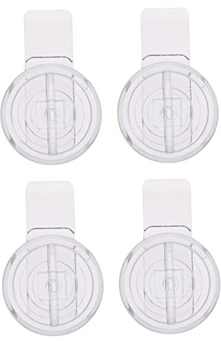 NUOBESTY Lot De 4 Serrures De Porte En Acrylique Transparentes Pour Animaux De Compagnie