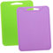 LIFKOME 2 Piezas Tablero de Cortar Plegable de Silicona Tabla de Cocina Antideslizante Verduras Limpiar y Almacenar Hogar y Camping