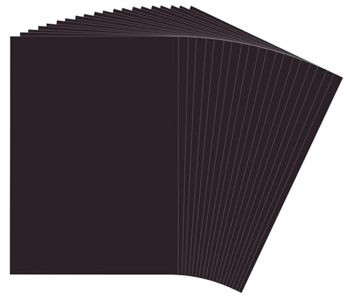 STARVAST Magnetfolie 20 Stück I DIN A4 I Magnetklebefolie I flexibel selbstklebend zuschneidbar magnetisch beklebbar I zum Basteln ordnen I Stanzen Aufbewahrung Magnetbogen Fotomagnet I mag285