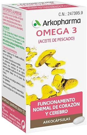 Fischöl OMEGA 3, 50 Arkokapseln