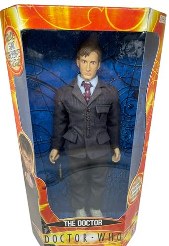 Vintage Characters 2006 Dr Who 12 Inch The 10th Doctor Highly Detailed Action Figure - Factory Sealed Shop Stock Room Find