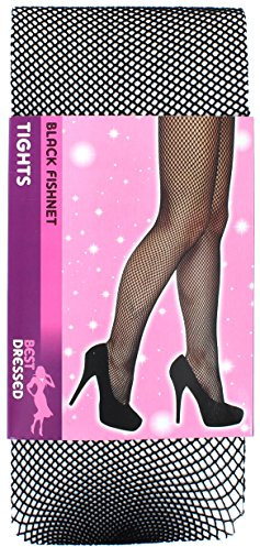HENBRANDT Adult Black Fishnet Fashion Tights Women’s Fancy Dress Costume Accessories for Halloween Costumes and Cosplay Net Tights for Women Fish Net Stockings Diamond Mesh Pantyhose