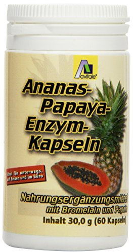 Avitale Ananas Papaya Kapseln, 60 Stück, 1er Pack (1 x 30 g)