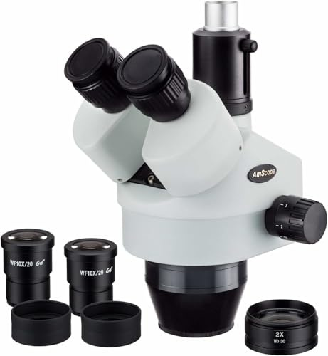 AmScope SM790T 7X-90X Trinocular Zoom Power Stereo Microscope Head