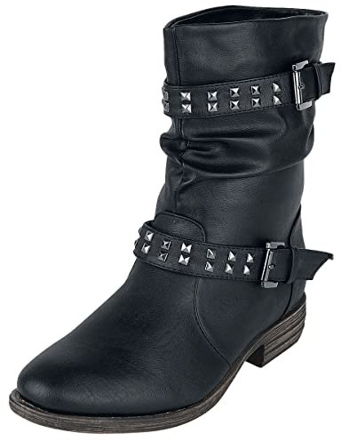 Brandit Ladies Biker Boot Donna Stivali Nero EU38 Poliuretano Regular