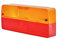 HELLA 9EL 147 992-001 Lichtscheibe, Heckleuchte - Halogen - 12V - Lichtscheibenfarbe: gelb/rot - links/rechts