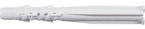 TOX Hakendübel Pirat Longbird-L, Dübel 8 x 80 mm, Haken 6 x 97 mm, 2 Stück, 051701421, weiß