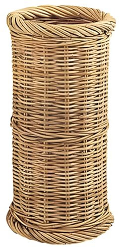 AUBRY GASPARD - Porte-Parapluie en Poelet - Ø 28 cm x Hauteur 55 cm - Meuble d'Appoint Pratique et Élégant - Léger 1.5 kg - Idéal pour Entrée et Hall - Design Naturel et