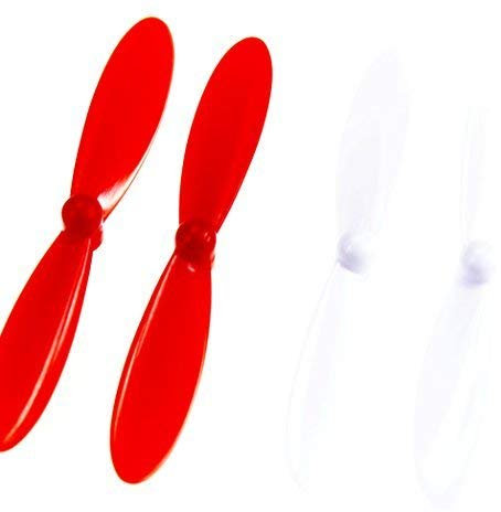Original Hubsan H107D-A06 Propeller rot und weiß für Hubsan X 4 H107D Spielzeug RC Hubschrauber