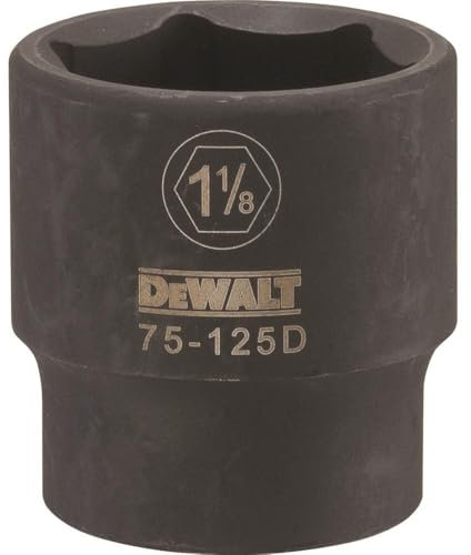 DEWALT 6 PT 1/2 Drive Impact Socket 1-1/8IN SAE