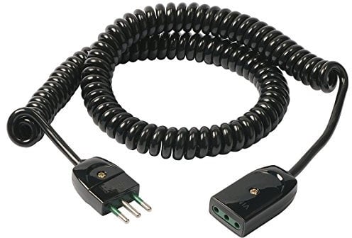 Vimar VIM-0P32352 Cavo Prolunga Estensibile 3G0.75, Nero, 5m