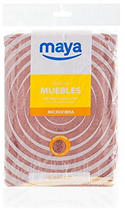 Maya | Bayeta Microfibra Especial Muebles | Elimina el Polvo y Da Brillo | No Raya | Resistente y Duradera | Utilizar en Seco | 07089