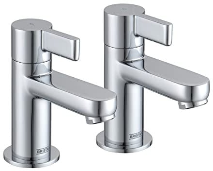 Bristan CLI 1/2 C Clio Basin Pillar Taps, Chrome
